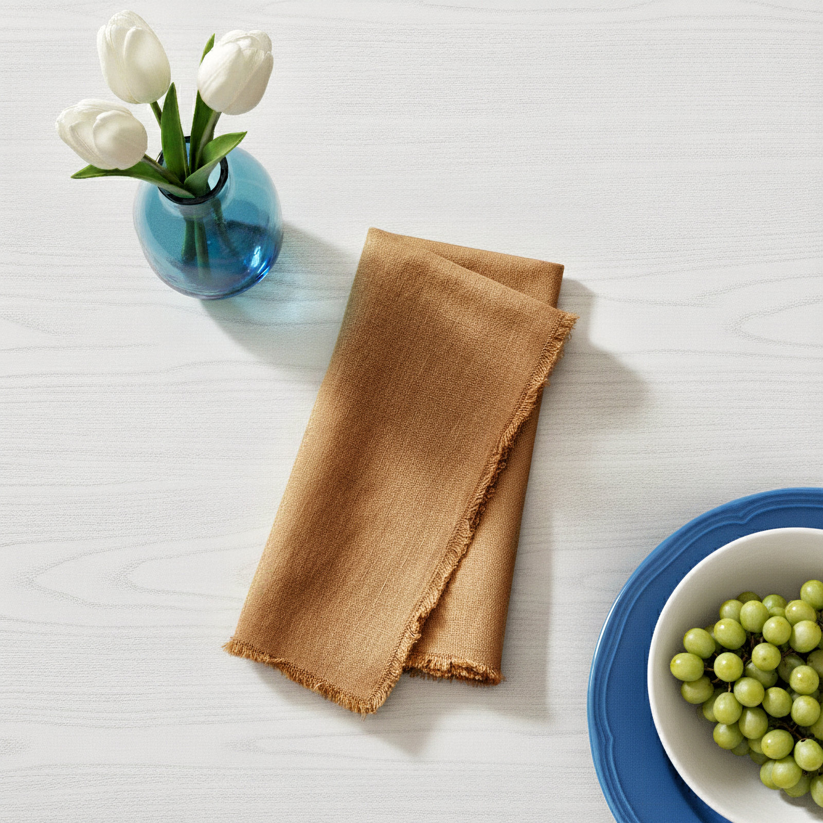 Zadia Linen Napkin, Terracotta