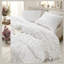 Ensemble de literie charmant pour lit simple / simple TG, microfibre douce, style champêtre français