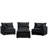 102" Modular L-Shaped Sectional Sofa, 3-Seater Cloud Couch With Ottoman-634393784