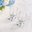 Jewel White Vegan Leather Round Coasters-29078209
