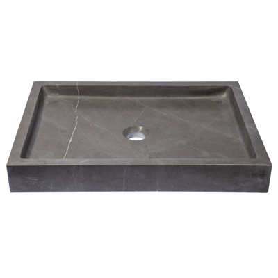 Eden Bath 16'' Marble Rectangular Bathroom Sink