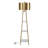 Akram 60.62'' Gold/White Column Floor Lamp