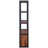 Sara Walnut & Sandy Black Finish Bookshelf