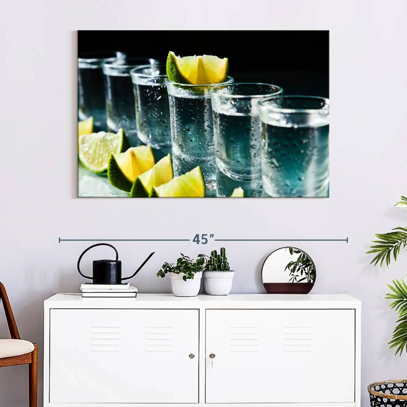 Yarlin Lime Tequila Drinks, 26" H x 39" W