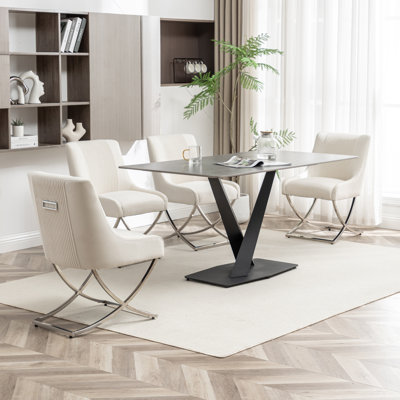 Elian Velvet Upholstered Side Chair