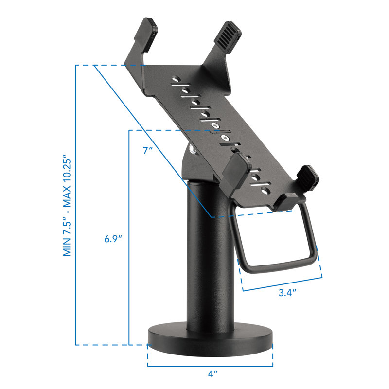 Credit Card Pos Radio and Scanner Mounting System