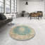 Beige oriental/Tapis décoratif bleu-402545174