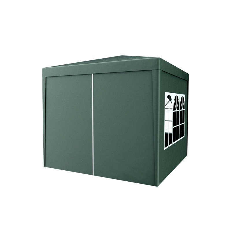 Gazebo extérieur robuste de 3 x 3 m (10 x 10 pi), idéal pour les fêtes, événements, mariages, pendaisons de crémaillère et camping. Avec parois latérales amovibles.