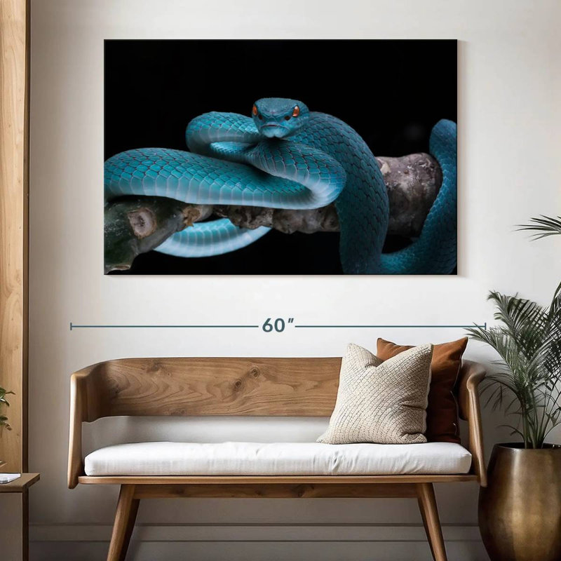 Brampt Snake On Branch, 34" H x 51" W