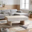 Table basse avec plateau en bois-69840441