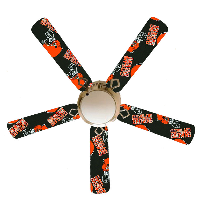 52'' Ceiling Fan with Light Kit, Cleveland Browns