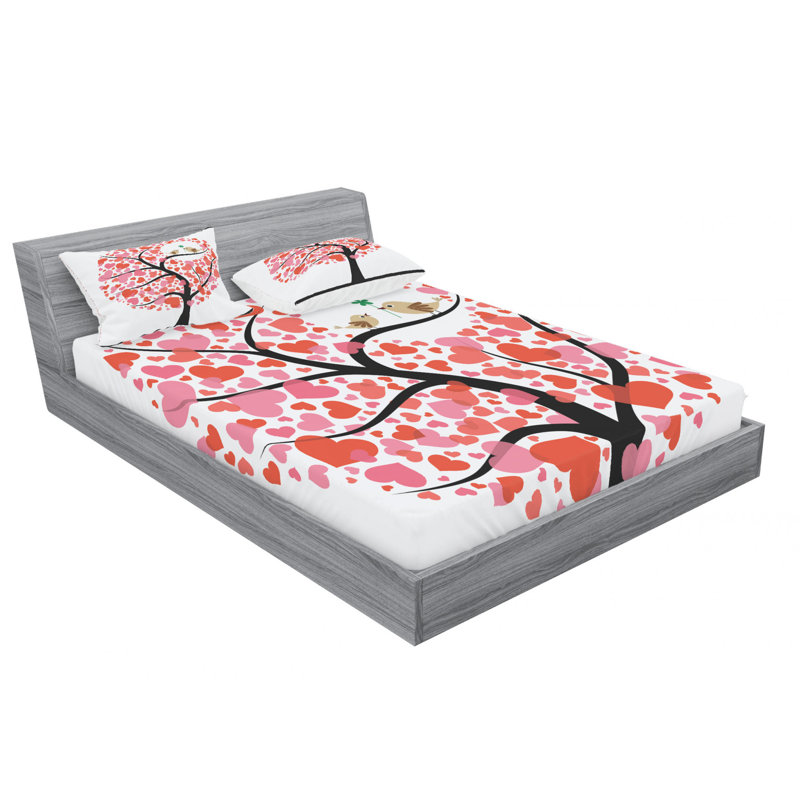 Microfiber Sheet Set, Queen Sheet Set with Fitted Sheet