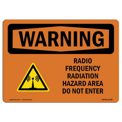Panneau radiofréquences en aluminium 12 x 18