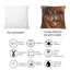 Drawing Dog German Pomeranian - Traditional Printed Throw Pillow-2136549978
