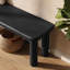 Banc en bois noir 58 po Alvia-129989794-129989795