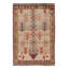 Vintage One-of-a-Kind 3'11" X 5'11" Hand Knotted Area Rug