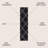 Birute Minimalist Diamond Trellis Black/White Rug-713598368