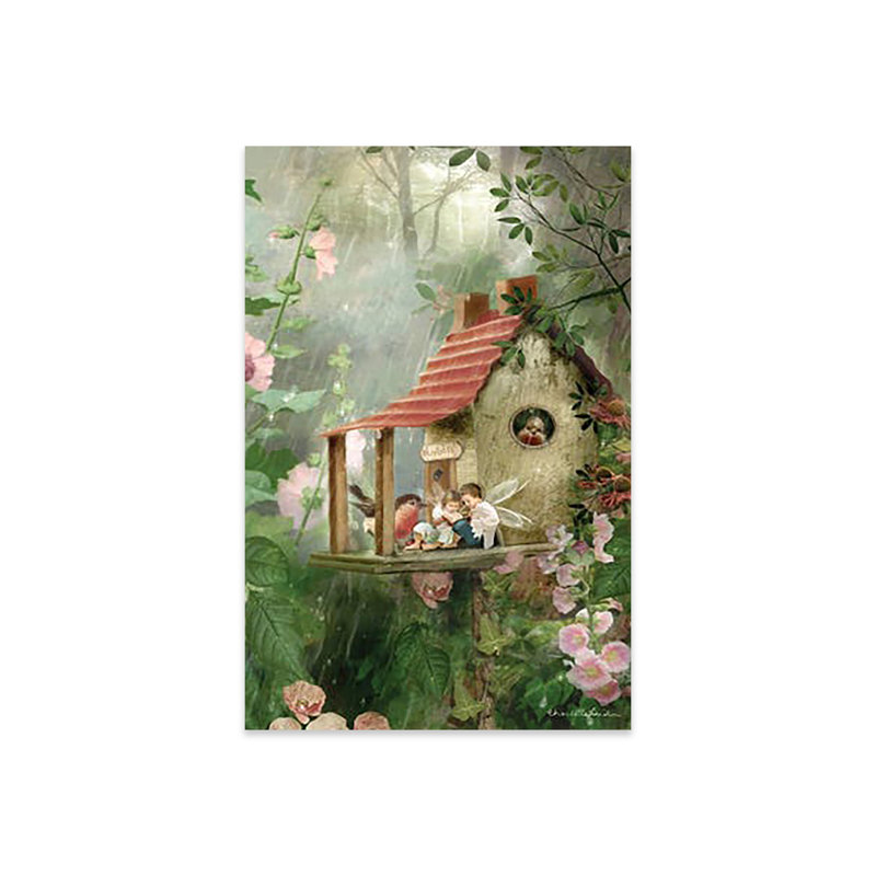 Rainy Day Hideaway, reproduction sur verre acrylique, H 24 po x l 16 po x P 0,25 po