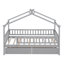 Lit simple pour enfant avec tiroirs Portageville-369036319