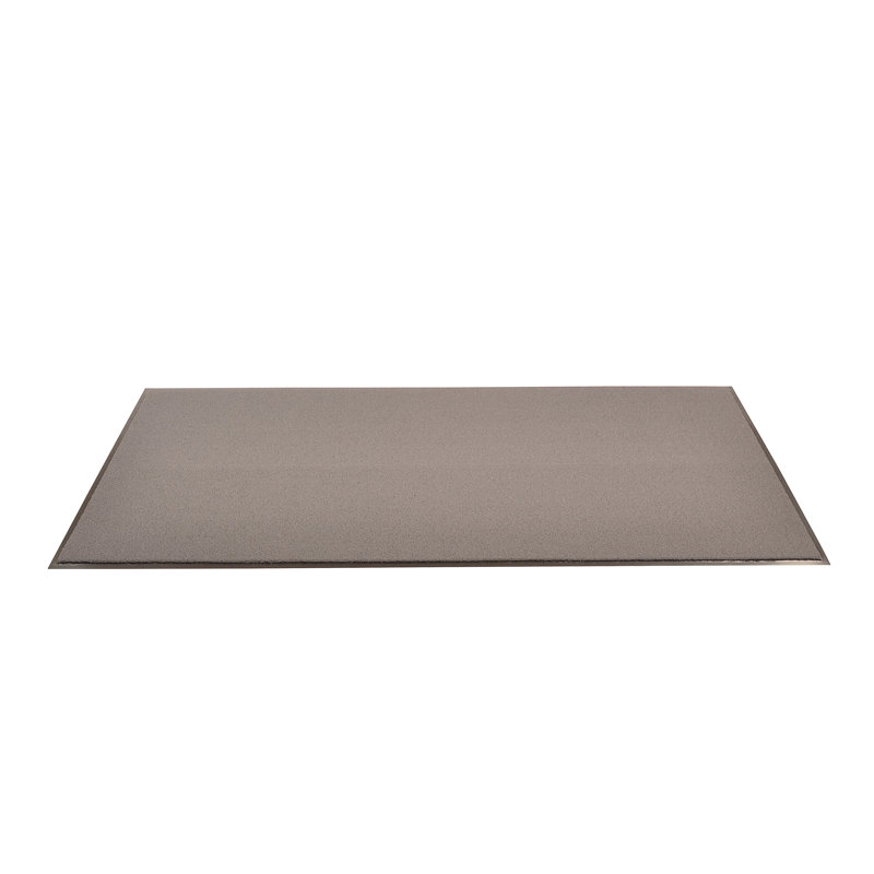Tapis de porte d’intérieur anti-dérapant Mesirow, Gris, Rectangle 2 pi x 3 pi
