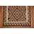 Brown Geometric Kilim Runner Rug 3x7