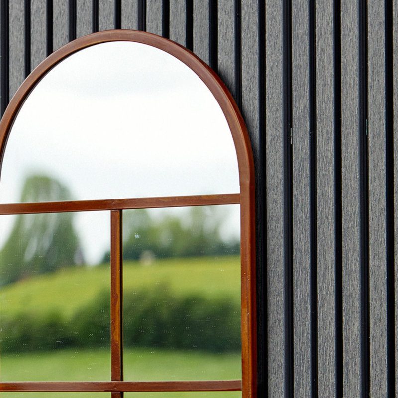 Metal Arch Wall Mirror