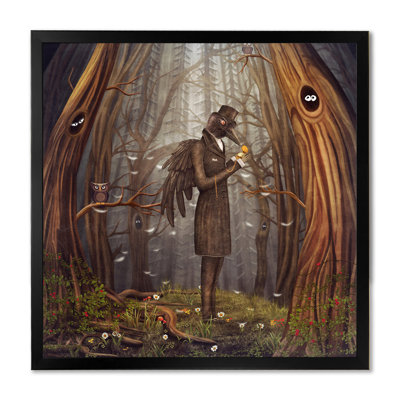 " Raven Man In Forest "