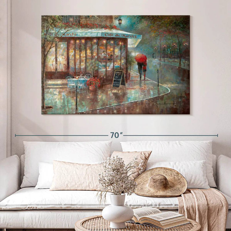 Sireci Cafe Du Marche, 34" H x 51" W