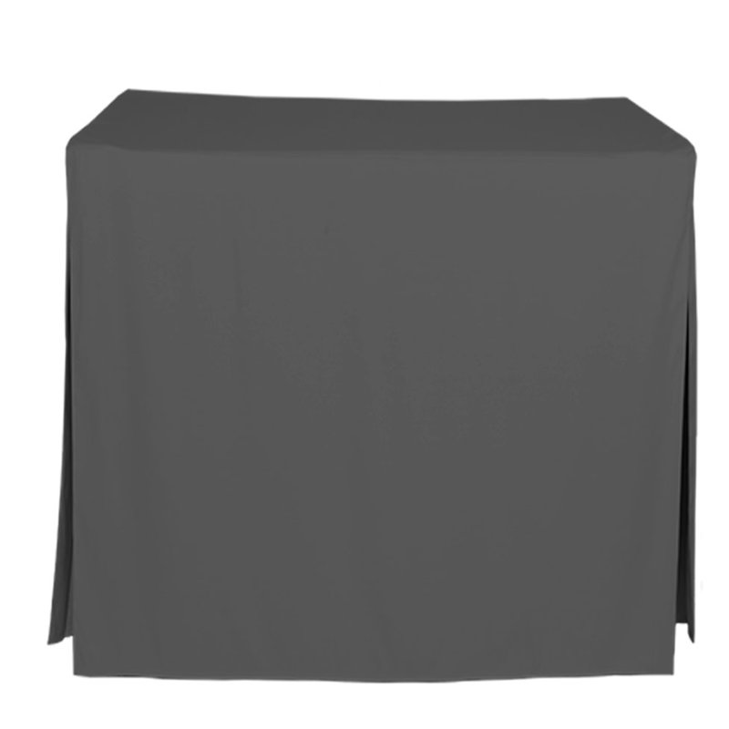 Tablevogue 34-Inch Square Table Cover, Charcoal