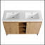 Meuble-lavabo double avec plateau Lujean 47,60