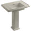 Tresham Fireclay Pedestal Bathroom Sink-2091903153-2100164955-2125959295