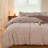 Gingham Duvet Cover Set, Grid Simple Geometric Square Pattern Comforter Cover, Soft Plaid Washed Microfiber Bedding Cover-113514608-113514606