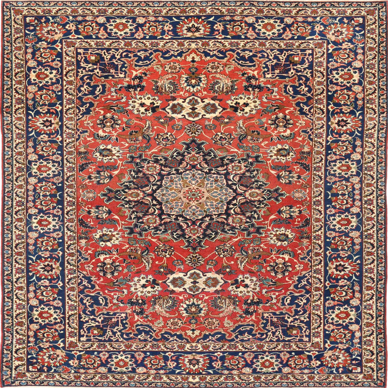 Amman Oriental Indoor Rug, Square 3'