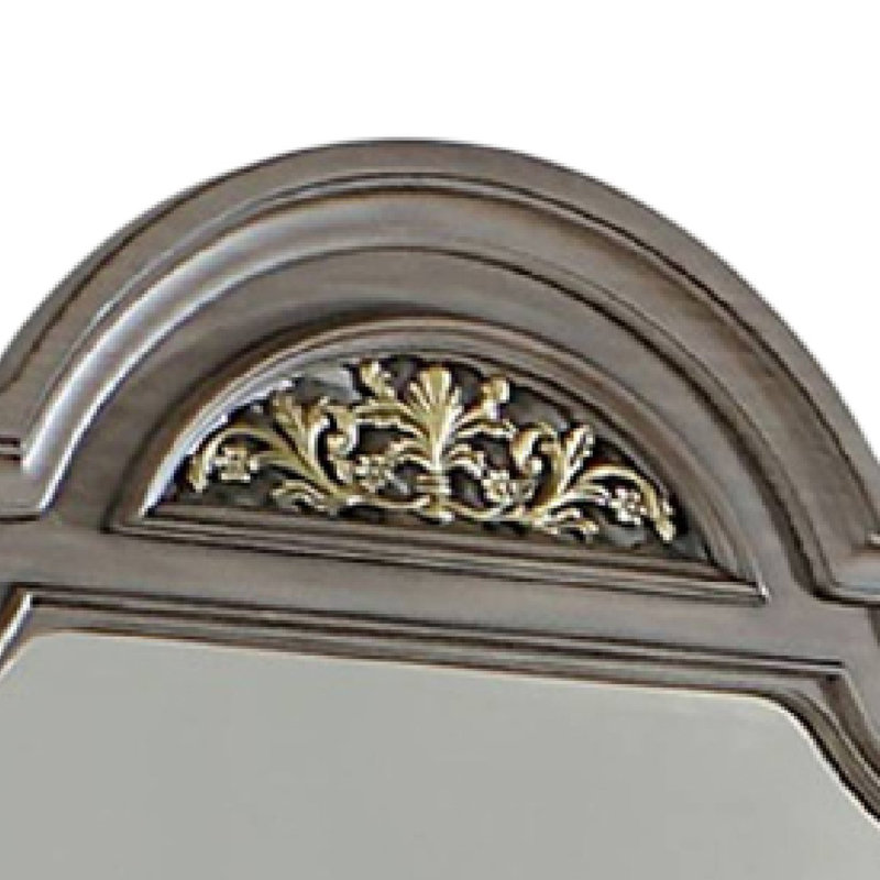 Miroir pour commode Recus, 49 po, Gris