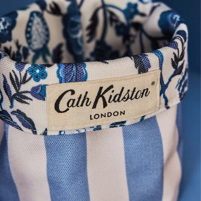 Cath Kidston Set of 4 Blue Floral Reversible Storage Bags