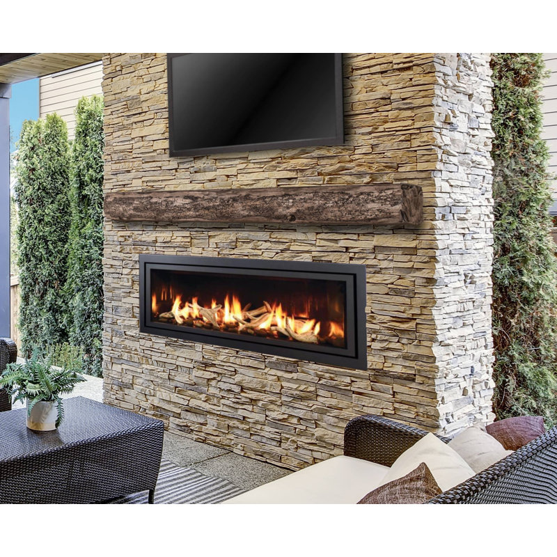 Inspiration Cumberland Non-Combustible Mantel Shelf, River Rock, 60"