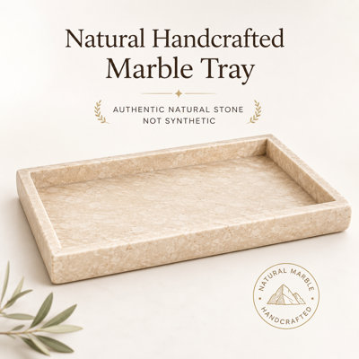 Arlette Marble Bathroom Tray