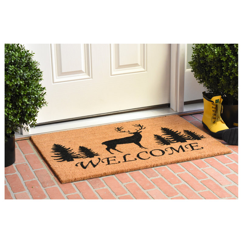 Alaimo Non-Slip Doormat, Rectangle 1'5" x 2'5"