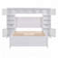 Lit en bois avec armoire et tablette tout-en-un-338939178