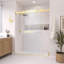 Porte de douche coulissante double sans cadre CatalystFP 44'-49'' L x 76'' H, noir mat, verre clair 3/8".-112003524-132934452