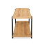 Banc de rangement l 47 po avec pieds en métal