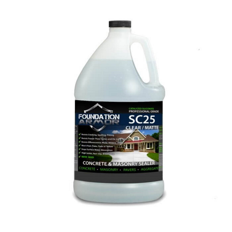 1 scellant de béton hydrofuge pénétrant au silicate de GAL Armor SC25