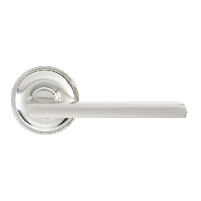 Faux levier Bravura 839-0 Delray sur rose ronde traditionnelle en nickel satiné