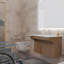 Meuble-lavabo simple 24 po avec lavabo en résine et poignées latérales ADA, noyer-1721417740-1744078522
