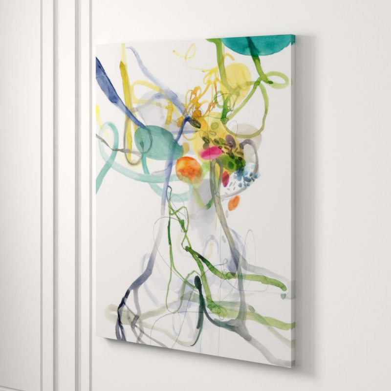 Ebb & Flow II Painting by Fern Cassidy, Glass Coat, 48" H x 36" W