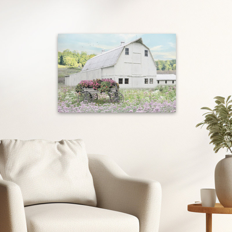 Fin de l'été - Photographie contemporaine d'art de grange à la ferme, H 16 po x l 24 po