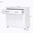 Two Door Side Table-White