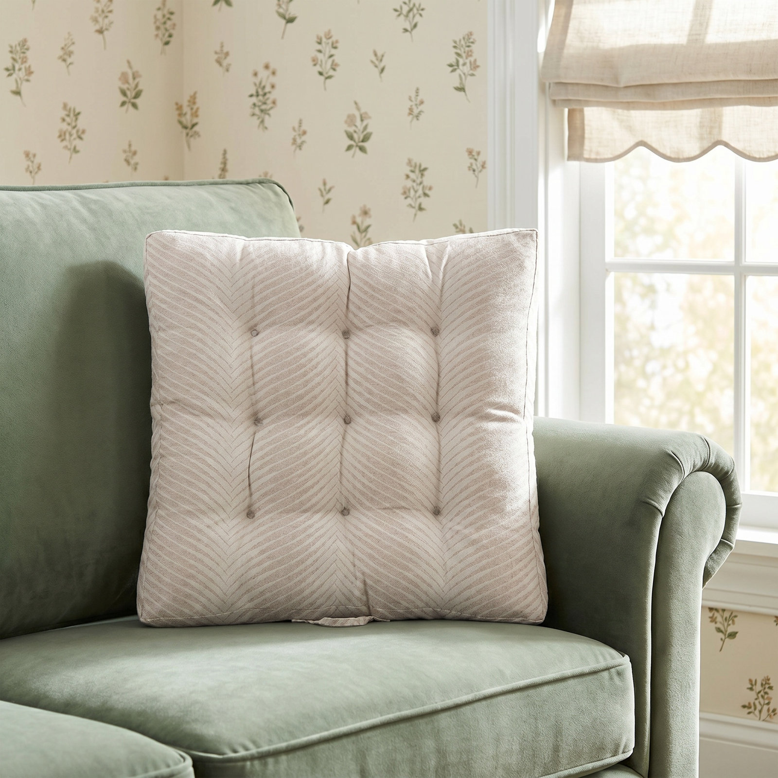Kama 24" x 5" Sunbrella® Throw Pillow, Beige