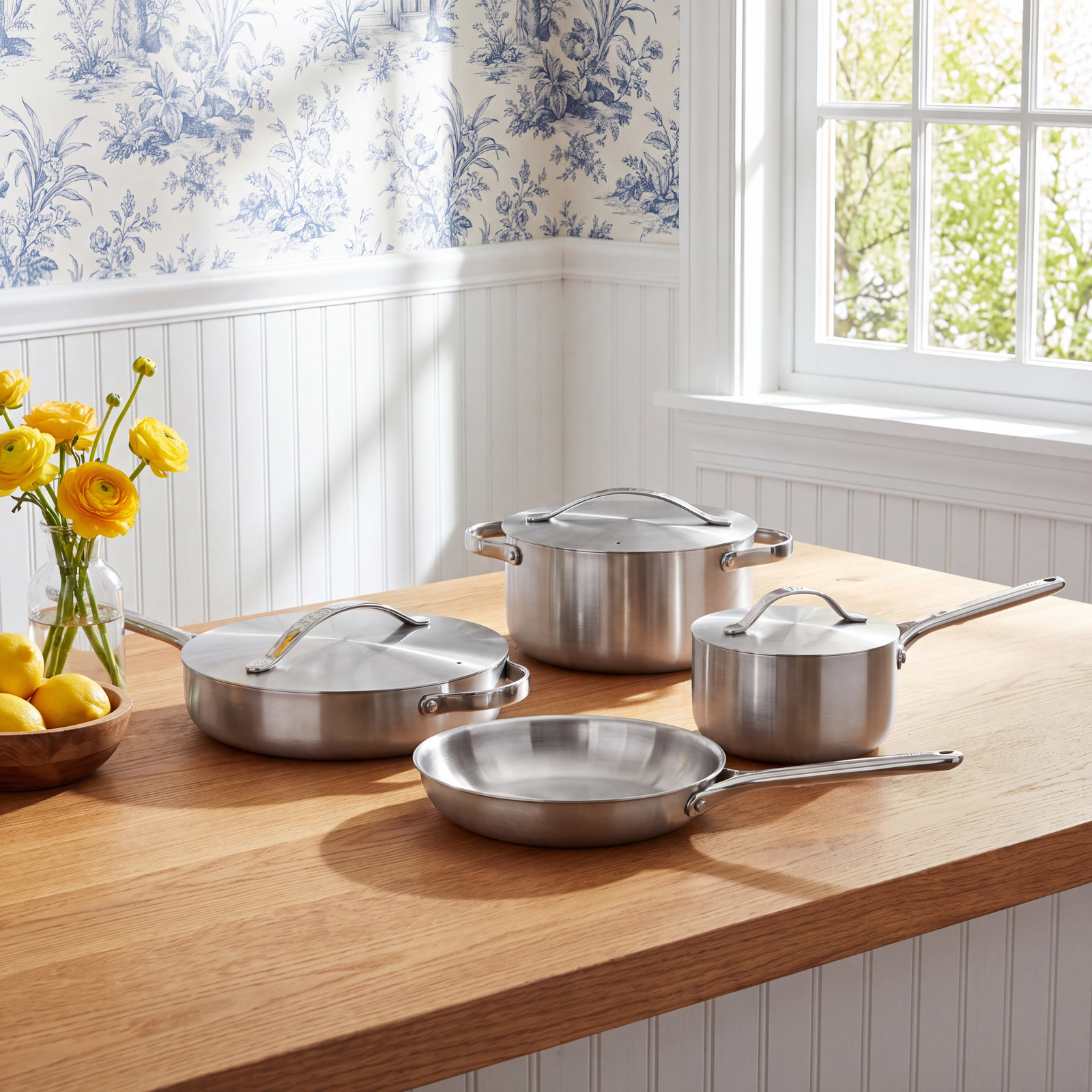 Caraway Stainless Steel Cookware Set