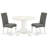 Wroblewski Solid Wood Solid Wood Top Pedestal Dining Set-2016339333-2016339332-2101610852